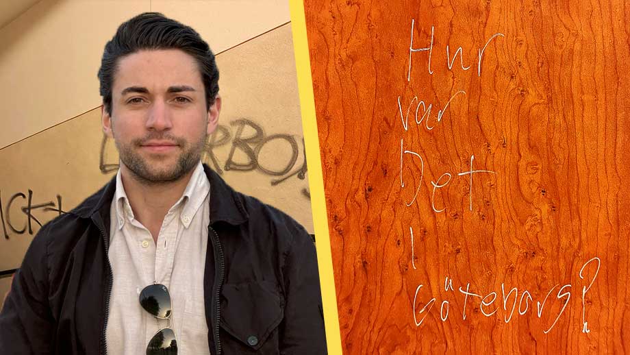 Journalist fick sitt hem vandaliserat av Palestinavänstern