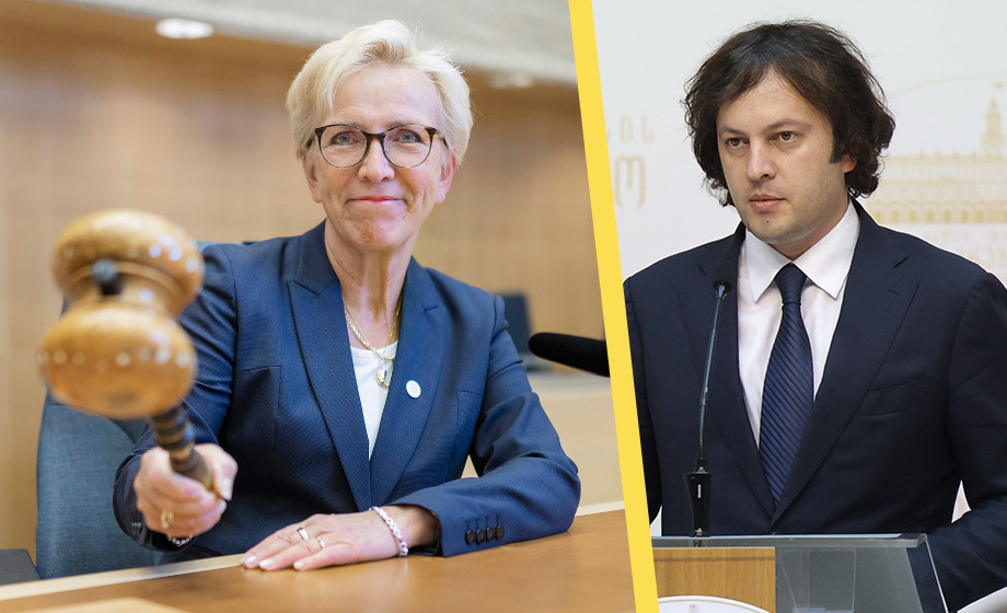 Svensk talman underkänner valet i Georgien