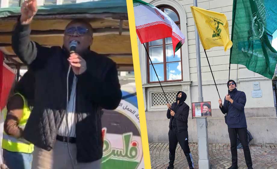 Pro-palestinsk demonstration fylld med terrorhyllningar