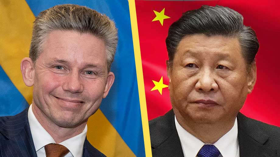 Sveriges regering provocerar Kina med vapenskrammel i Asien