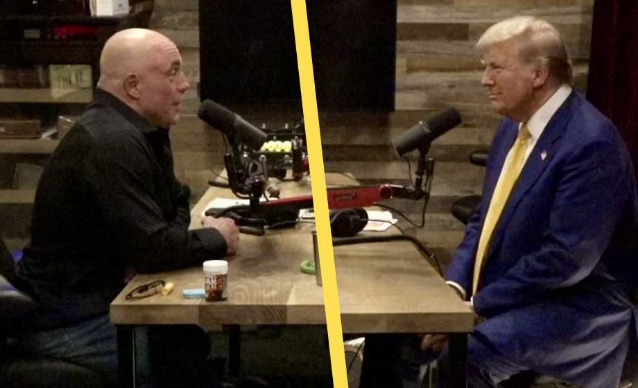 Youtubes hantering av Rogans intervju med Trump ifrågasätts