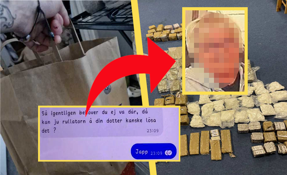 Dansk 80-åring sålde knark i Stockholm från sin rullator