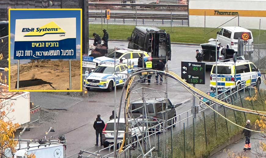 Skottlossning mot israeliskt företag i Göteborg