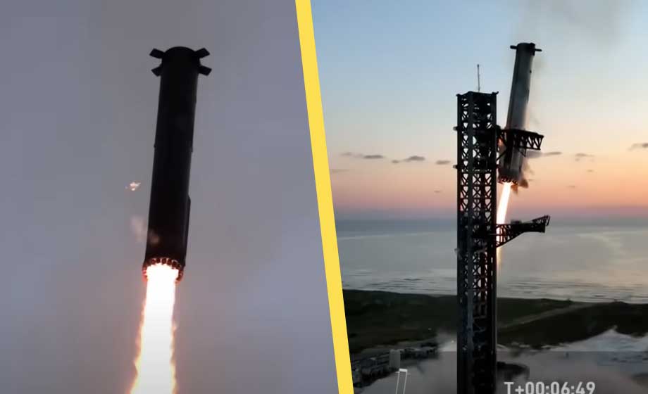 VIDEO: Raket skjuts ut i rymden och återvänder säkert till jorden