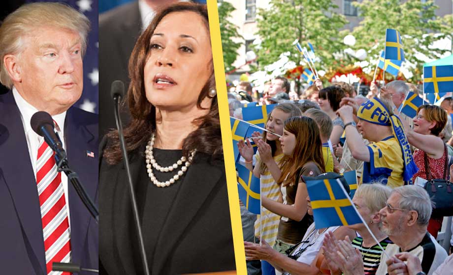 Så skulle svenska folket rösta i USA-valet