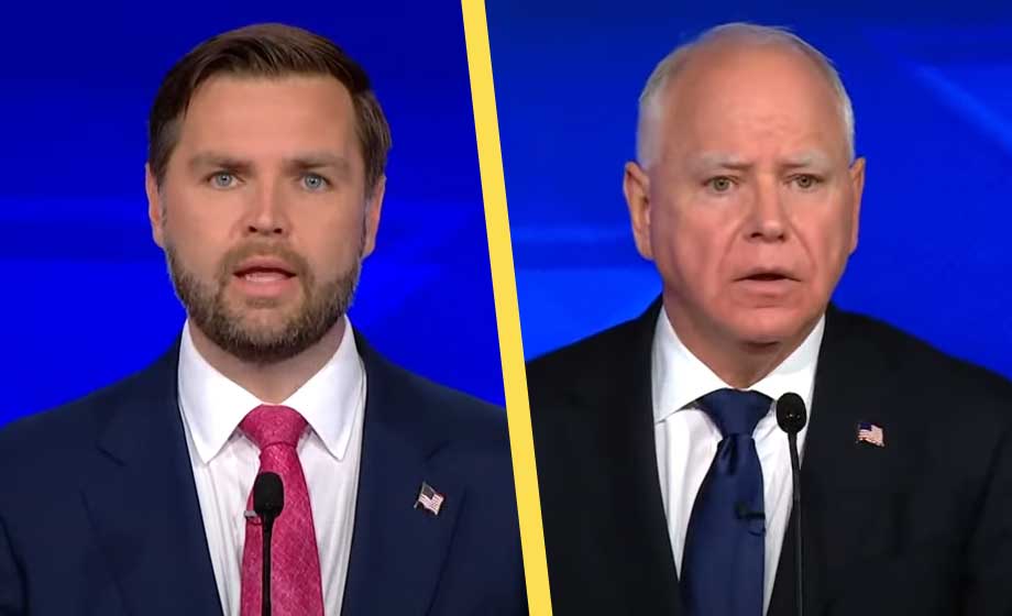 Vice presidentkandidaterna möttes i debatt