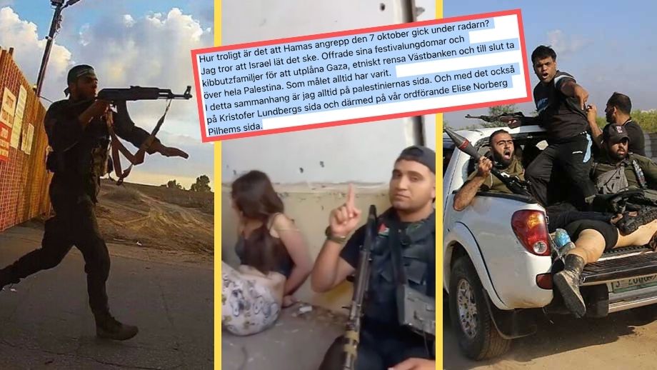 Vänsterpartiet: Israel ”offrade” sitt folk 7 oktober – för att utplåna Gaza