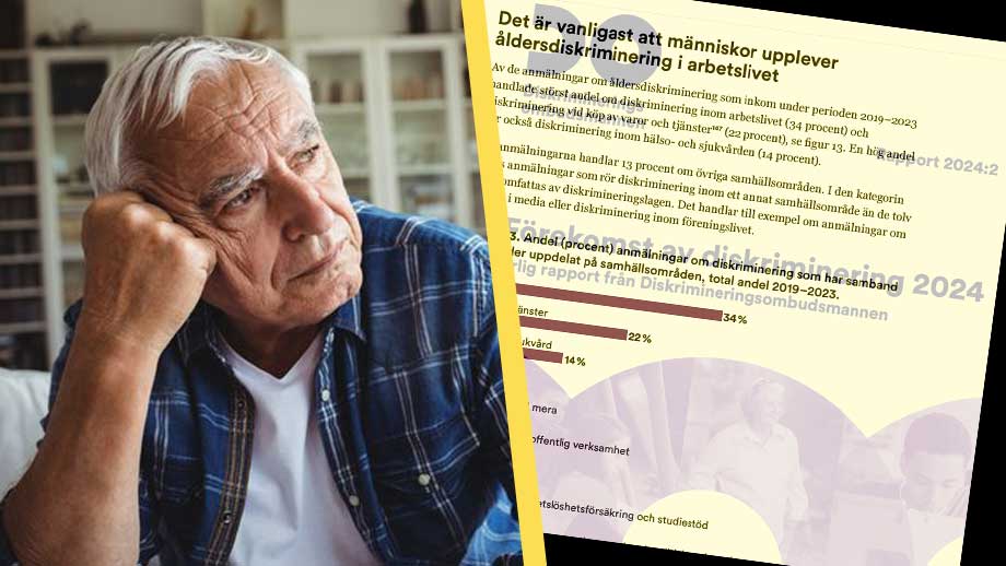 Ålder vanligaste diskrimineringsgrunden i Sverige