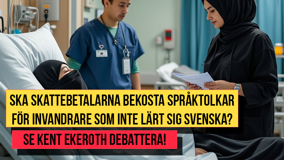 VIDEO: Ska skattebetalarna finansiera språktolkar i vården?