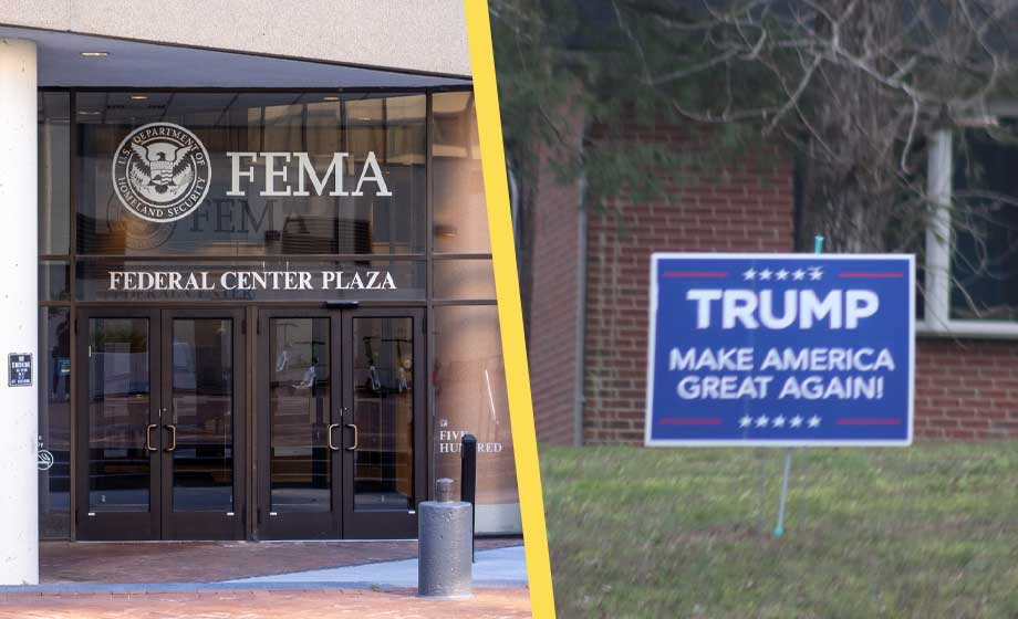 Uppmanades inte hjälpa nödställda Trumpsupportrar under orkankaos