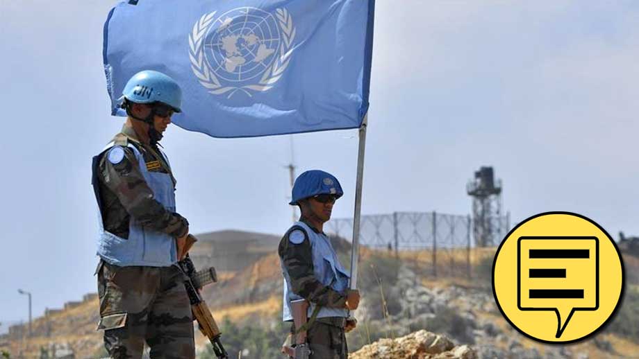 Varför fördömer FN bara att fredsbevarande soldater dödas när man kan skuldbelägga Israel?