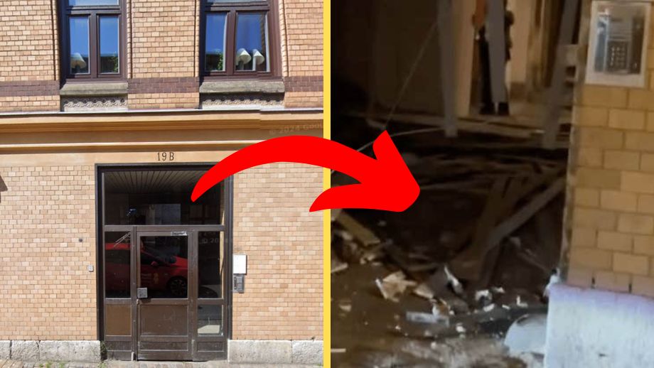 Bombdåd mot bostadshus i Göteborg