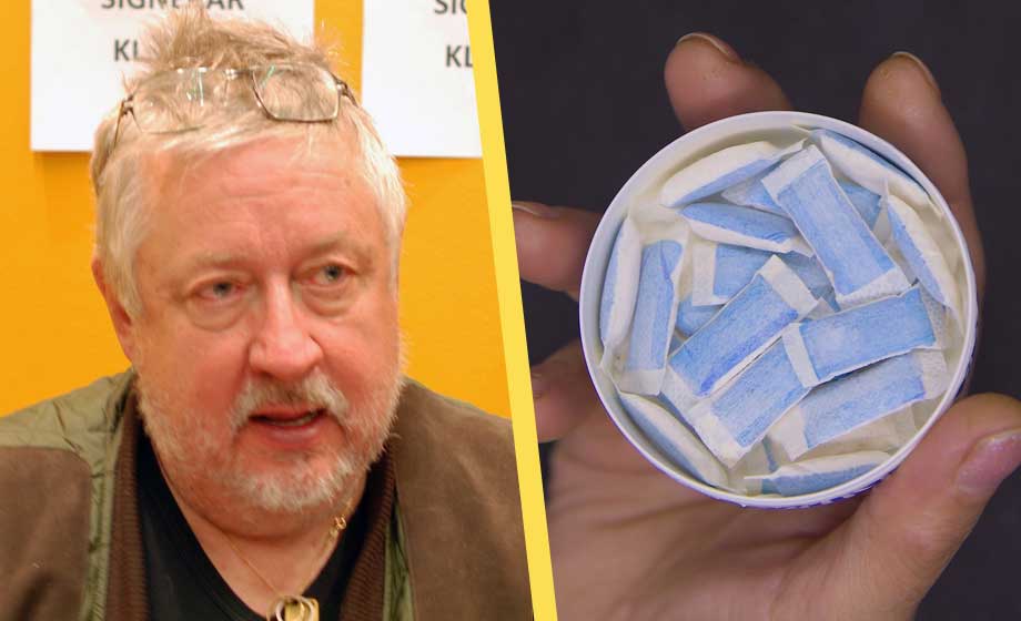 Leif GW Persson rasar mot Kriminalvårdens snusförbud
