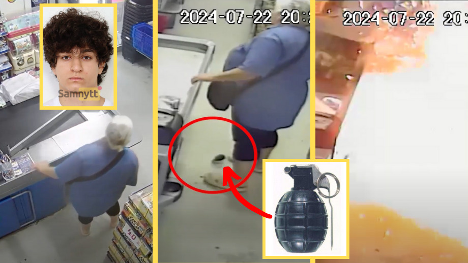 Granatattack mot matbutik och andra brott motsvarar fängelse i 20 år – men Mel får ungdomsvård