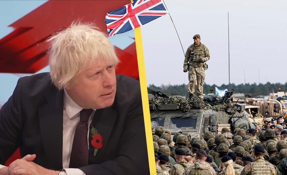 Boris Johnson: ”Om Ukraina faller måste vi skicka brittiska trupper”