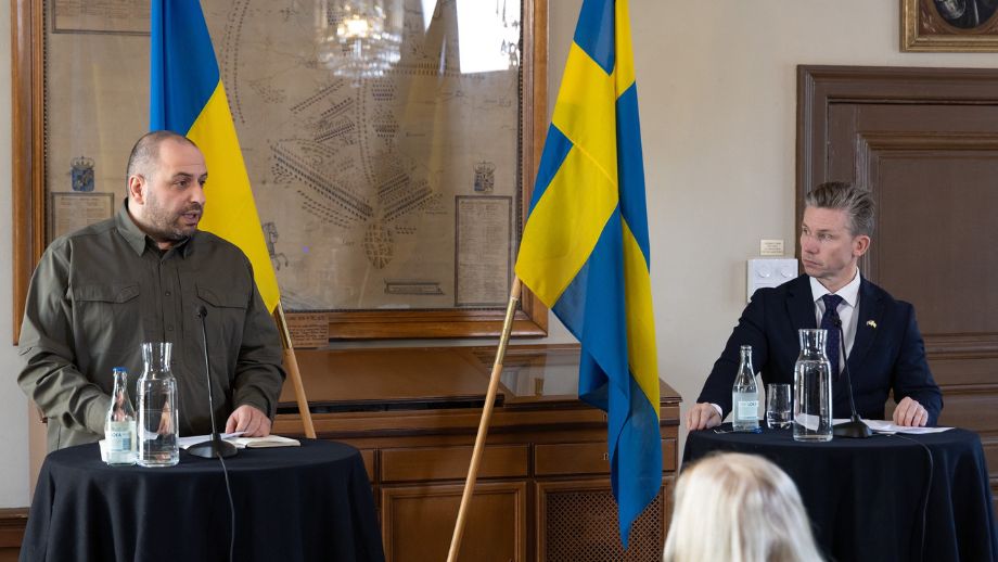 Pål Jonson bjöd in Ukrainas försvarsminister: ”Er säkerhet är vår säkerhet”