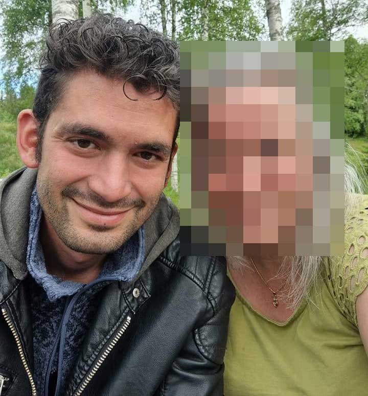 Rivallo och hustrun innan mordet. Bild: Polisen/privat.