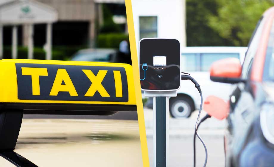 Bara elbilar tillåts som taxi i huvudstaden
