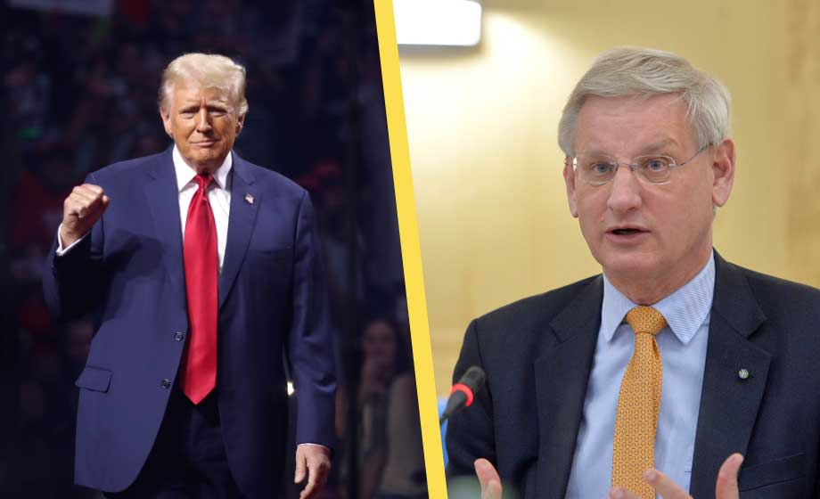 Carl Bildt: Vinst för Trump hot mot Sverige
