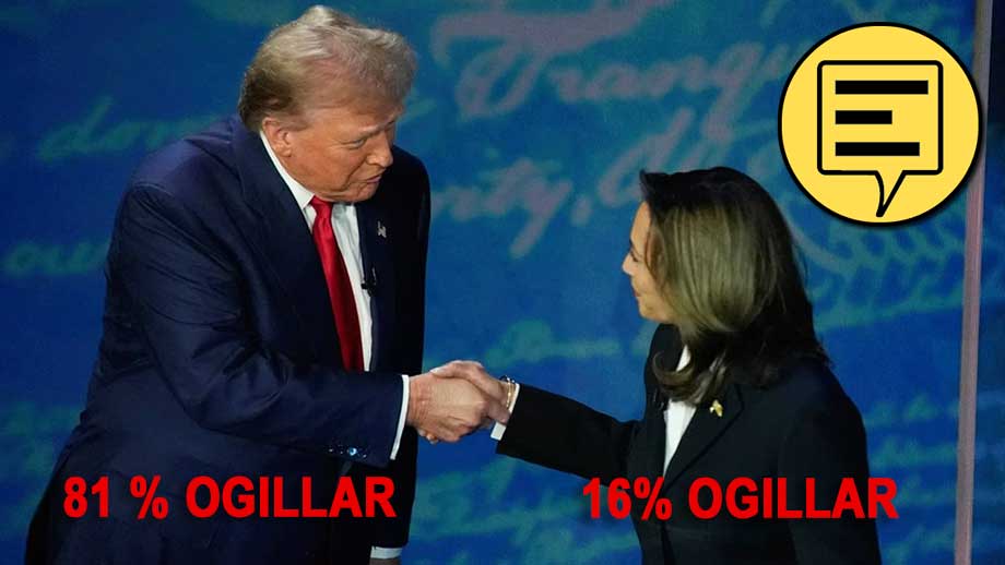 Åtta av tio svenskar har indoktrinerats att avsky Donald Trump