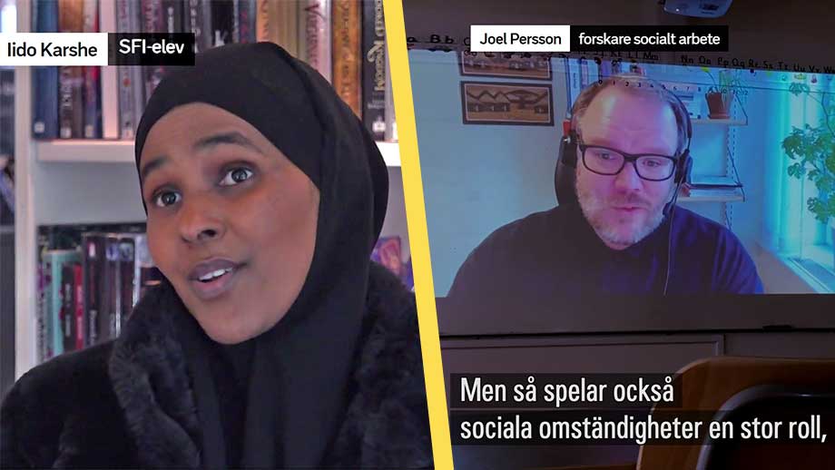 Iido från Somalia har läst SFI i 16 år – kan knappt göra sig förstådd på svenska