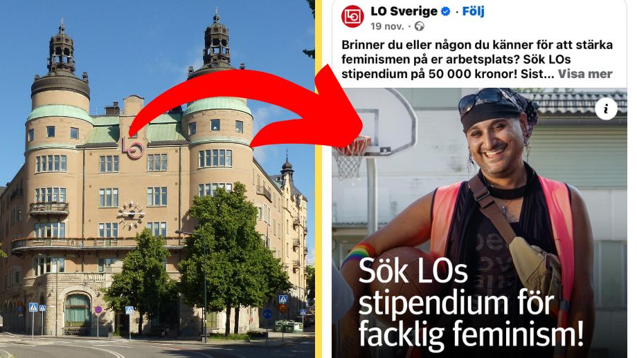 LO:s medlemsavgifter satsas på stipendium för ”facklig feminism”