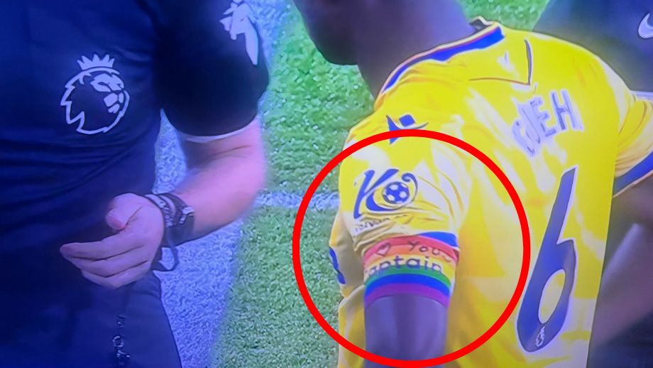 Fotbollsspelare skrev ”I love Jesus” på Pridebindel – riskerade straff