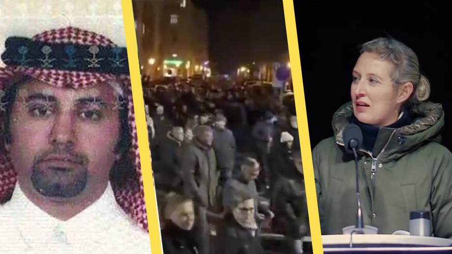 Stor manifestation efter attacken i Magdeburg