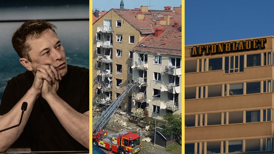 Aftonbladet surar när Musk belyser bombdåd i Sverige: ”I år minskade antalet”