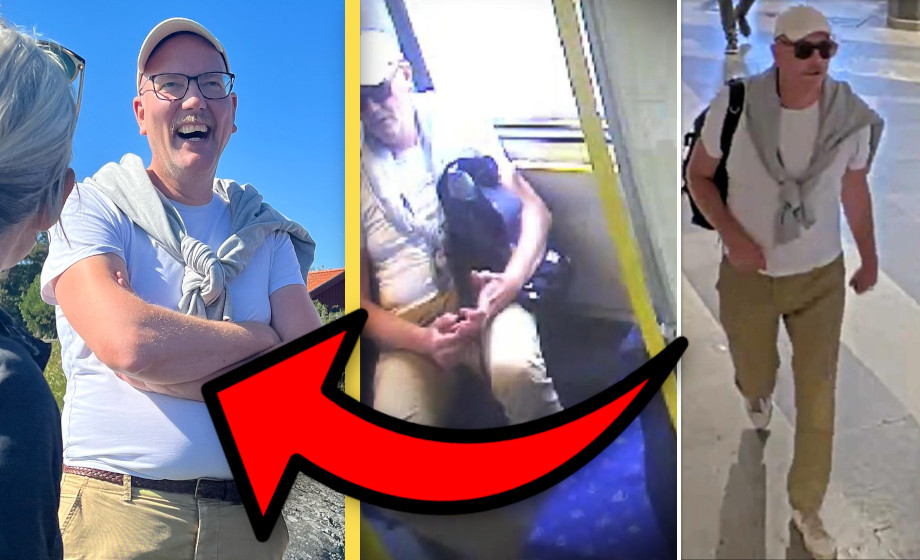 C-toppen Gustav Hemming SLIPPER STRAFF efter tågonani framför pojke