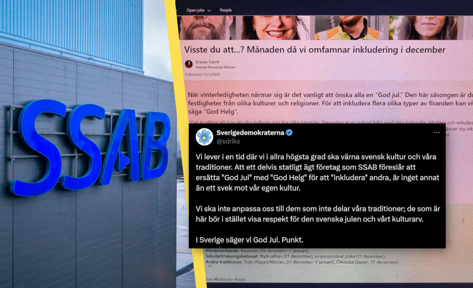 Statligt bolag instruerar anställda att skippa julhälsning