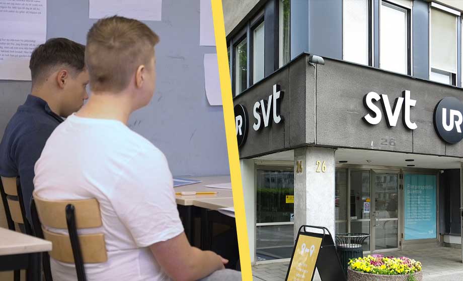 Bara svenska barn i SVT-inslag om minskad läsförståelse