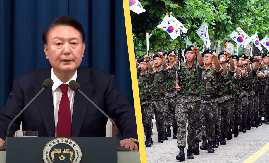 Sydkorea: Presidenten utlyser undantagstillstånd