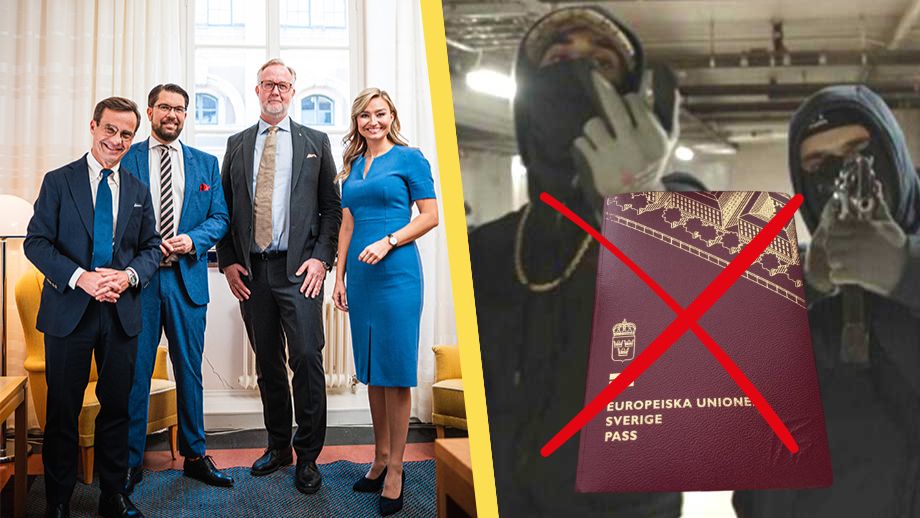 Tidöregeringen: Ändra grundlagen och riv gängkriminellas medborgarskap