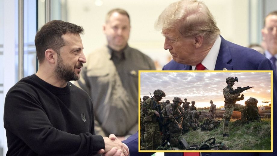 Zelenskyj uppmanar Trump: Sätt in Nato-soldater i Ukraina